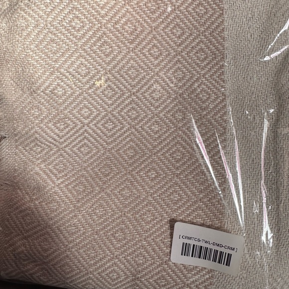 Turkish Towel Diamond Pattern Cream - Picture 6 of 6